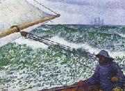 Theo Van Rysselberghe Man at the Helm oil painting picture wholesale